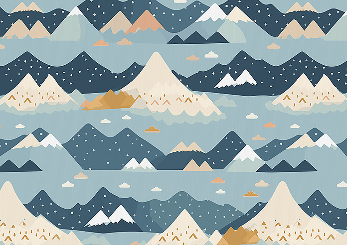 Serene Summit, Frost - Motorised Roman Blind - Image 7